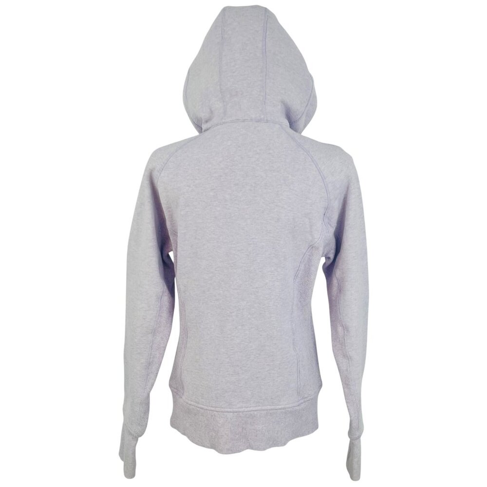 Vtg Y2K Lululemon Heathered Purple Fleece Lined Scuba Hoodie | Athleisure Preppy - Picture 9 of 16